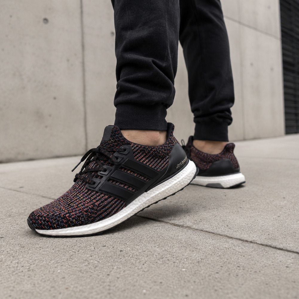 NWT adidas UltraBoost LTD Multi-Color Rainbow Sneakers - (CG3004)